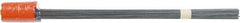 Irwin - 3-1/2" High x 2-1/2" Wide, Yellow Marking Flag - 21" Overall Height - Eagle Tool & Supply