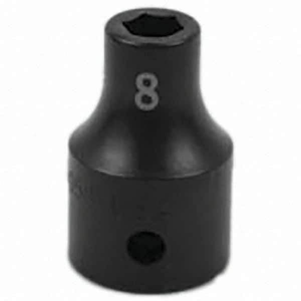 SK - Impact Socket - 1/2"DR 8MM IMPACT SOCKET - Eagle Tool & Supply