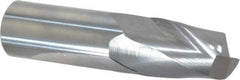Hertel - 1", 1-1/2" LOC, 1" Shank Diam, 4" OAL, 2 Flute, Solid Carbide Square End Mill - Single End, Uncoated, Spiral Flute, 30° Helix, Centercutting, Right Hand Cut - Eagle Tool & Supply
