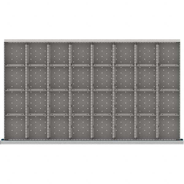 LISTA - 32-Compartment Drawer Divider Layout for 3.15" High Drawers - Eagle Tool & Supply