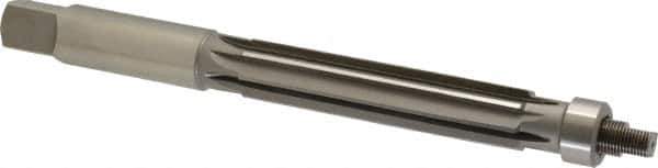 Value Collection - 1" Reamer Diam, 0.012 Max Expansion, Straight Shank, 4-1/2" Flute Length, Hand Expansion Reamer - Straight Flute, 10" OAL, Right Hand Cut, 8 Flutes, High Speed Steel - Eagle Tool & Supply
