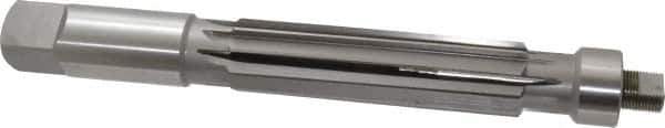 Value Collection - 1-1/2" Reamer Diam, 0.012 Max Expansion, Straight Shank, 5-1/2" Flute Length, Hand Expansion Reamer - Straight Flute, 12" OAL, Right Hand Cut, 10 Flutes, High Speed Steel - Eagle Tool & Supply