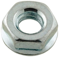 Value Collection - #4-40, Zinc Plated, Steel Hex Nut with Conical Washer - 5/16" Washer Diam, 7/32" Width Across Flats - Eagle Tool & Supply