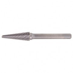 SL-3 Double Cut Solid Carbide Bur-Cone Radius Shape - Eagle Tool & Supply