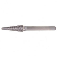 SL-3 Double Cut Solid Carbide Bur-Cone Radius Shape - Eagle Tool & Supply