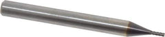 OSG - 1.5mm, 4mm LOC, 6mm Shank Diam, 60mm OAL, 4 Flute, Solid Carbide Square End Mill - Single End, WXS Finish, Spiral Flute, 45° Helix, Centercutting, Right Hand Cut, Right Hand Flute, Series 4540 - Eagle Tool & Supply