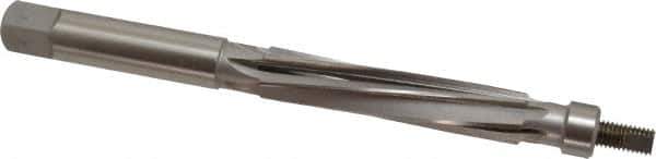 Value Collection - 5/8" Reamer Diam, 0.01 Max Expansion, Straight Shank, 3" Flute Length, Hand Expansion Reamer - Spiral Flute, 6" OAL, Left Hand Spiral, Right Hand Cut, 6 Flutes, High Speed Steel - Eagle Tool & Supply