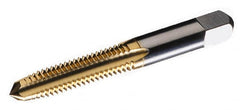 GTD - 7/8-14 UNF H4 4-Flute TiN Finish High Speed Steel Straight Flute Standard Hand Tap - Eagle Tool & Supply
