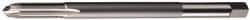 Cleveland - 3/8-16 UNC 3 Flute H3 Bright Finish High Speed Steel Spiral Point Extension Tap - Plug Chamfer, 6" OAL, 2B Class of Fit, Series 1011EXT - Eagle Tool & Supply