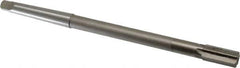 Interstate - 1/2" Diam, 0.4345 to 0.4355" Max Diam 1MT Morse Taper Shank, 1" Flute Length, Machine Expansion Reamer - Straight Flute, 8" OAL, Right Hand Cut, 6 Flutes, High Speed Steel, Bright Finish - Eagle Tool & Supply