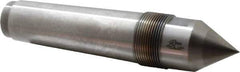 Riten - 1-3/4" Head Diam, Carbide-Tipped Steel Standard Point Solid Dead Center - 5MT Morse Taper, 1-3/4" Point Diam, 2-1/2" Point Length, 3-21/32" OAL - Eagle Tool & Supply