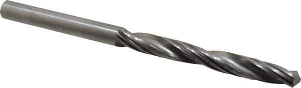 Made in USA - 5/8" Reamer Diam, 5-3/8" Flute Length, Combo Drill & Reamer - 9-1/2" OAL, Right Hand Cut, High Speed Steel - Eagle Tool & Supply