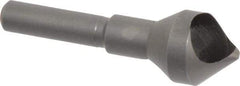 Weldon - 9/16" Head Diam, 1/4" Shank Diam, 82° High Speed Steel Countersink - Bright Finish, 1-7/8" OAL, Single End, Straight Shank, Right Hand Cut - Eagle Tool & Supply