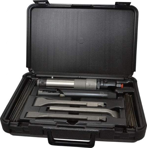 Ingersoll-Rand - 4,000 BPM, 1/4 NPT Inlet, Pneumatic Chiseling Hammer - 9 Inch Long, 368 LPM - Eagle Tool & Supply