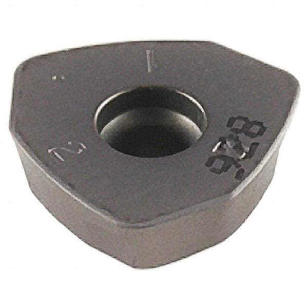 Iscar - FF WOMW060212 M Grade IC928 Carbide Milling Insert - TiAlN Finish, 0.1063" Thick, 0.388" Inscribed Circle, 2mm Corner Radius - Eagle Tool & Supply