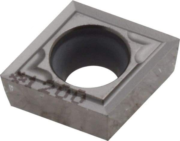 Sumitomo - CCGT32.50.5 EFM Grade T1200A Cermet Turning Insert - Uncoated, 80° Diamond, 3/8" Inscr Circle, 5/32" Thick, 1/128" Corner Radius - Eagle Tool & Supply