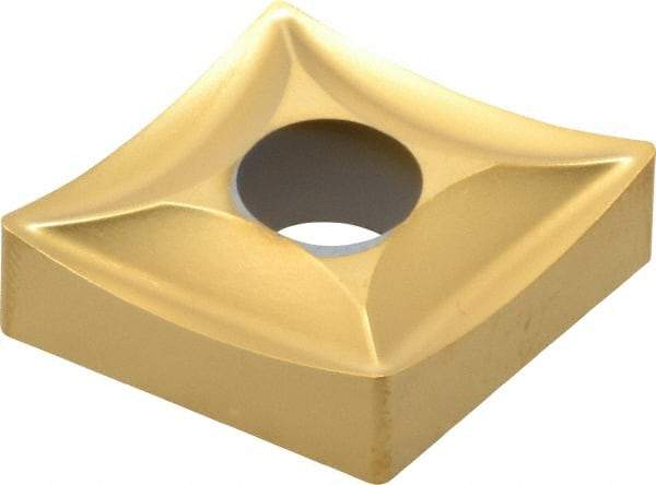 Kennametal - CNMS642 Grade KC730 Carbide Turning Insert - TiN Finish, 80° Diamond, 3/4" Inscr Circle, 1/4" Thick, 1/32" Corner Radius - Eagle Tool & Supply