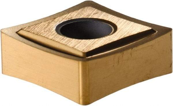 Kennametal - SNGP432 Grade KC730 Carbide Turning Insert - TiN Finish, 90° Square, 1/2" Inscr Circle, 3/16" Thick, 1/32" Corner Radius - Eagle Tool & Supply