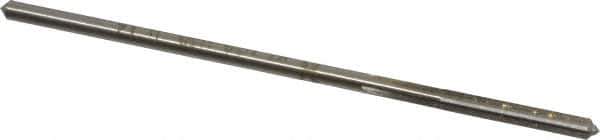 Made in USA - 1/8" High Speed Steel 4 Flute Chucking Reamer - Straight Flute, 0.119" Straight Shank, 7/8" Flute Length, 3-1/2" OAL - Eagle Tool & Supply