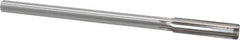Made in USA - 0.4365" High Speed Steel 6 Flute Chucking Reamer - Straight Flute, 0.373" Straight Shank, 1-3/4" Flute Length, 7" OAL - Eagle Tool & Supply