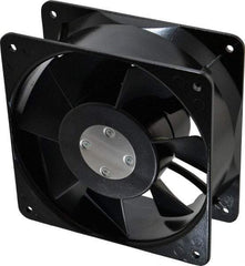 Value Collection - 115 Volts, AC, 260 CFM, Square Tube Axial Fan - 0.49 Amp Rating, 2,900 to 3,400 RPM, 6.3" High x 6.3" Wide x 2.44" Deep - Eagle Tool & Supply