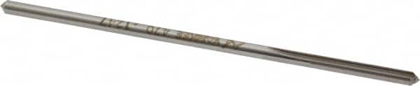 Made in USA - 0.1247" High Speed Steel 4 Flute Dowel Pin Chucking Reamer - Eagle Tool & Supply