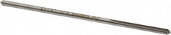 Made in USA - 0.1247" High Speed Steel 4 Flute Dowel Pin Chucking Reamer - Eagle Tool & Supply