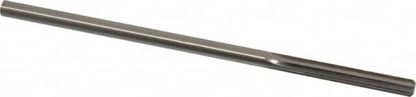 Made in USA - 0.248" High Speed Steel 6 Flute Dowel Pin Chucking Reamer - Eagle Tool & Supply