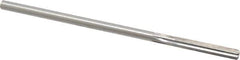 Made in USA - 1/4" High Speed Steel 6 Flute Chucking Reamer - Straight Flute, 1/4" Straight Shank, 1-1/2" Flute Length, 6" OAL - Eagle Tool & Supply