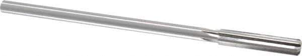 Made in USA - 0.373" High Speed Steel 6 Flute Chucking Reamer - Straight Flute, 0.3105" Straight Shank, 1-3/4" Flute Length, 7" OAL - Eagle Tool & Supply