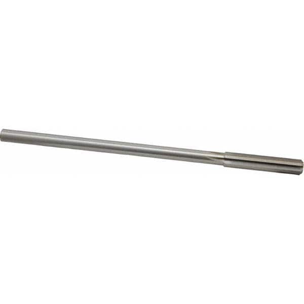Made in USA - 0.3745" High Speed Steel 6 Flute Dowel Pin Chucking Reamer - Eagle Tool & Supply