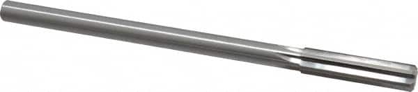 Made in USA - 0.4355" High Speed Steel 6 Flute Dowel Pin Chucking Reamer - Eagle Tool & Supply