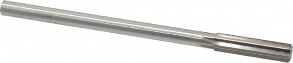 Made in USA - 0.437" High Speed Steel 6 Flute Dowel Pin Chucking Reamer - Eagle Tool & Supply