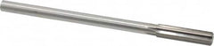 Made in USA - 0.437" High Speed Steel 6 Flute Dowel Pin Chucking Reamer - Eagle Tool & Supply