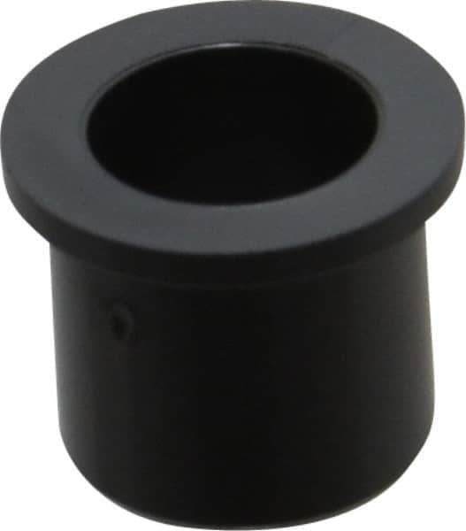 Igus - 3/8" Inside x 1/2" Outside Diam, Thermoplastic Sleeve Bearing - 5/8" Outside Diam, 1/16" Flange Thickness, 1/2" OAL - Eagle Tool & Supply