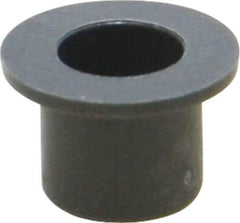 Igus - 3/16" Inside x 1/4" Outside Diam, Thermoplastic Sleeve Bearing - 3/8" Outside Diam, 0.032" Flange Thickness, 1/4" OAL - Eagle Tool & Supply