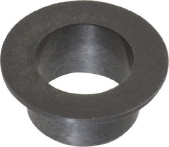 Igus - 1/2" Inside x 19/32" Outside Diam, Thermoplastic Sleeve Bearing - 7/8" Outside Diam, 0.046" Flange Thickness, 3/8" OAL - Eagle Tool & Supply