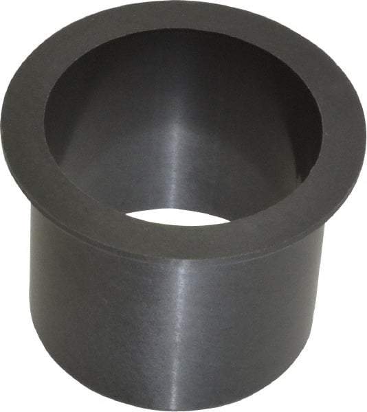 Igus - 1-1/2" Inside x 1-21/32" Outside Diam, Thermoplastic Sleeve Bearing - 2" Outside Diam, 0.078" Flange Thickness, 1-1/2" OAL - Eagle Tool & Supply