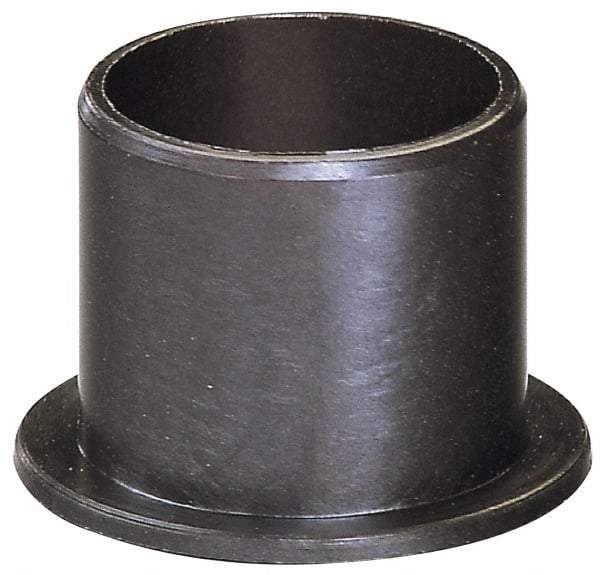 Igus - 5/16" Inside x 3/8" Outside Diam, Thermoplastic Sleeve Bearing - 9/16" Outside Diam, 0.032" Flange Thickness, 1/2" OAL - Eagle Tool & Supply