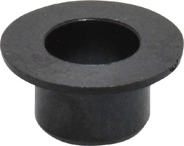 Igus - 1/4" Inside x 5/16" Outside Diam, Thermoplastic Sleeve Bearing - 1/2" Outside Diam, 0.032" Flange Thickness, 1/4" OAL - Eagle Tool & Supply