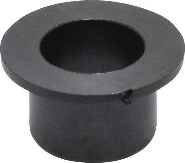 Igus - 3/8" Inside x 15/32" Outside Diam, Thermoplastic Sleeve Bearing - 11/16" Outside Diam, 0.046" Flange Thickness, 3/8" OAL - Eagle Tool & Supply