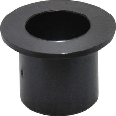 Igus - 3/8" Inside x 15/32" Outside Diam, Thermoplastic Sleeve Bearing - 11/16" Outside Diam, 0.046" Flange Thickness, 1/2" OAL - Eagle Tool & Supply
