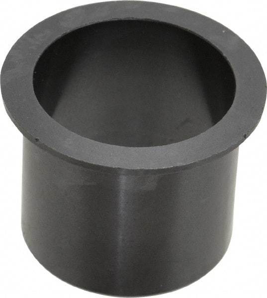 Igus - 1-1/2" Inside x 1-21/32" Outside Diam, Thermoplastic Sleeve Bearing - 2" Outside Diam, 0.078" Flange Thickness, 1-1/2" OAL - Eagle Tool & Supply