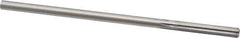 Interstate - 1/4" High Speed Steel Chucking Reamer - Straight Flute, 0.2405" Straight Shank, 1-1/2" Flute Length, 6" OAL - Eagle Tool & Supply