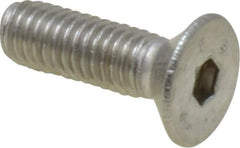 Value Collection - M5x0.80 Metric Coarse Hex Socket Drive, 90° Flat Screw - Grade 316 & Austenitic A4 Stainless Steel, Fully Threaded, 16mm OAL - Eagle Tool & Supply