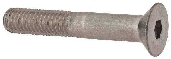 Value Collection - M8x1.25 Metric Coarse Hex Socket Drive, 90° Flat Screw - Grade 316 & Austenitic A4 Stainless Steel, Partially Threaded, 50mm OAL - Eagle Tool & Supply