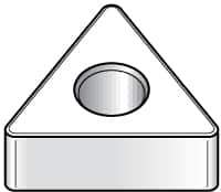 Kennametal - TNGA333 T0420 Grade KY4400 Ceramic Turning Insert - TiN Finish, 60° Triangle, 3/8" Inscr Circle, 3/16" Thick, 3/64" Corner Radius - Eagle Tool & Supply