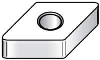 Kennametal - DNGA434 T0820 Grade KY1615 Ceramic Turning Insert - Uncoated, 55° Diamond, 1/2" Inscr Circle, 3/16" Thick, 1/16" Corner Radius - Eagle Tool & Supply