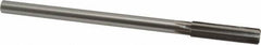 Interstate - 0.4385" High Speed Steel Chucking Reamer - Straight Flute, 0.373" Straight Shank, 1-3/4" Flute Length, 7" OAL - Eagle Tool & Supply