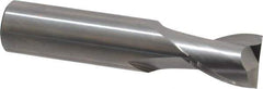 OSG - 5/8", 3/4" LOC, 5/8" Shank Diam, 3" OAL, 2 Flute, Solid Carbide Square End Mill - Single End, Uncoated, Spiral Flute, 30° Helix, Centercutting, Right Hand Cut, Right Hand Flute, Series 412 - Eagle Tool & Supply